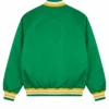 Boston Celtics Full Snap Green Satin Jacket