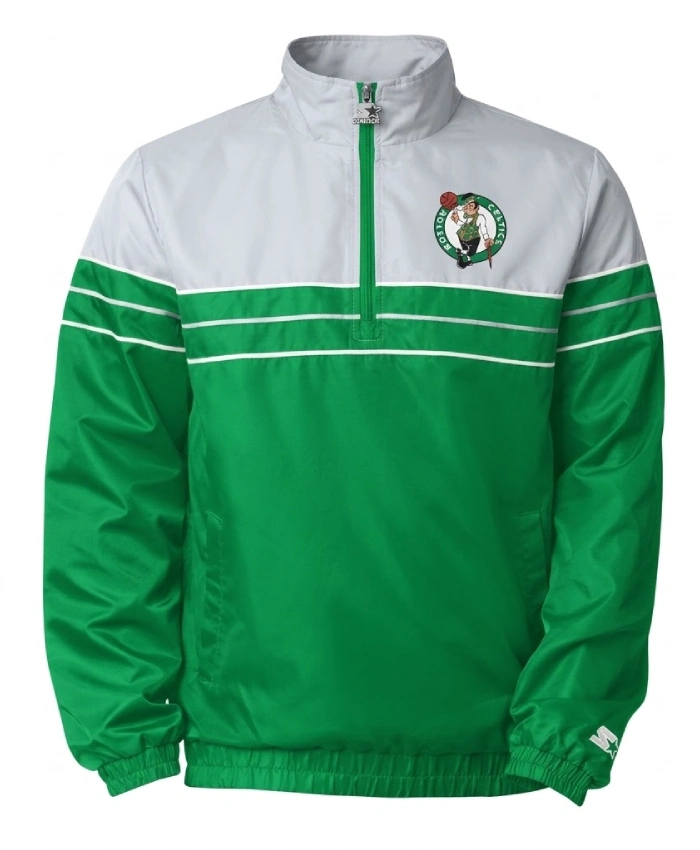 Boston Celtics Game Changer Half Zip Jacket For Sale