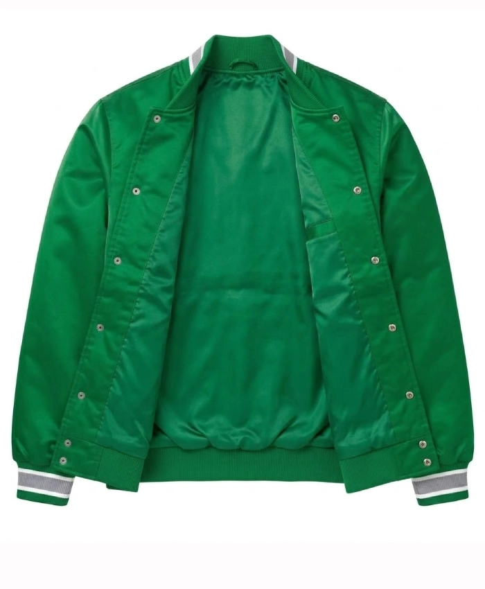 Boston Celtics Green Full Snap Jacket