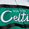 Boston Celtics Special Script Full Snap Green Jacket