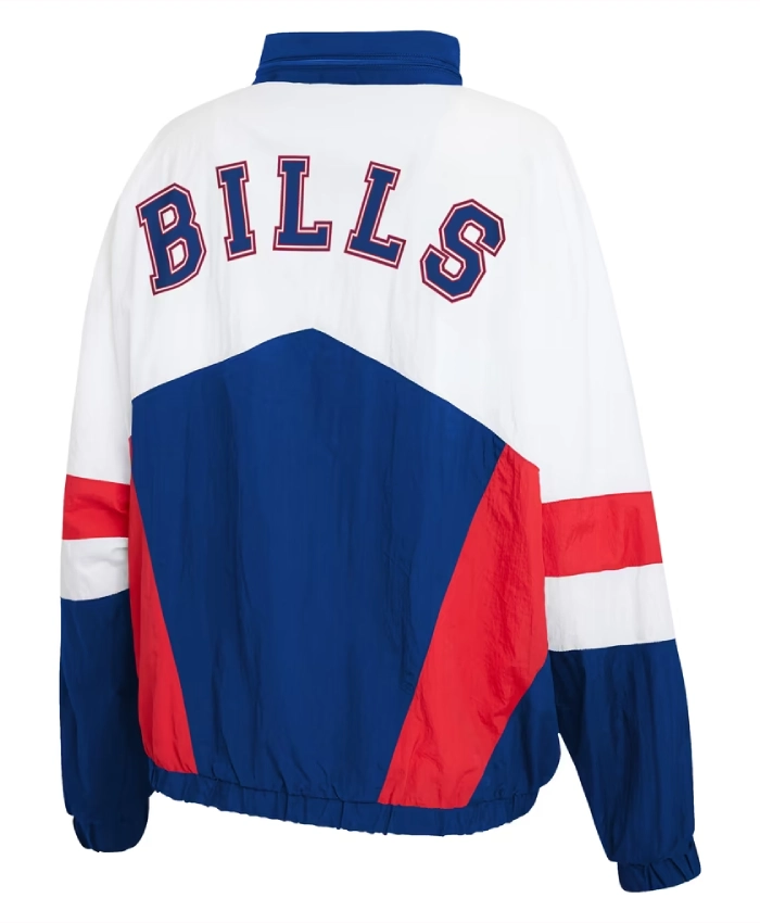Buffalo Bills Full Zip Windbreaker Jacket For Men and Women