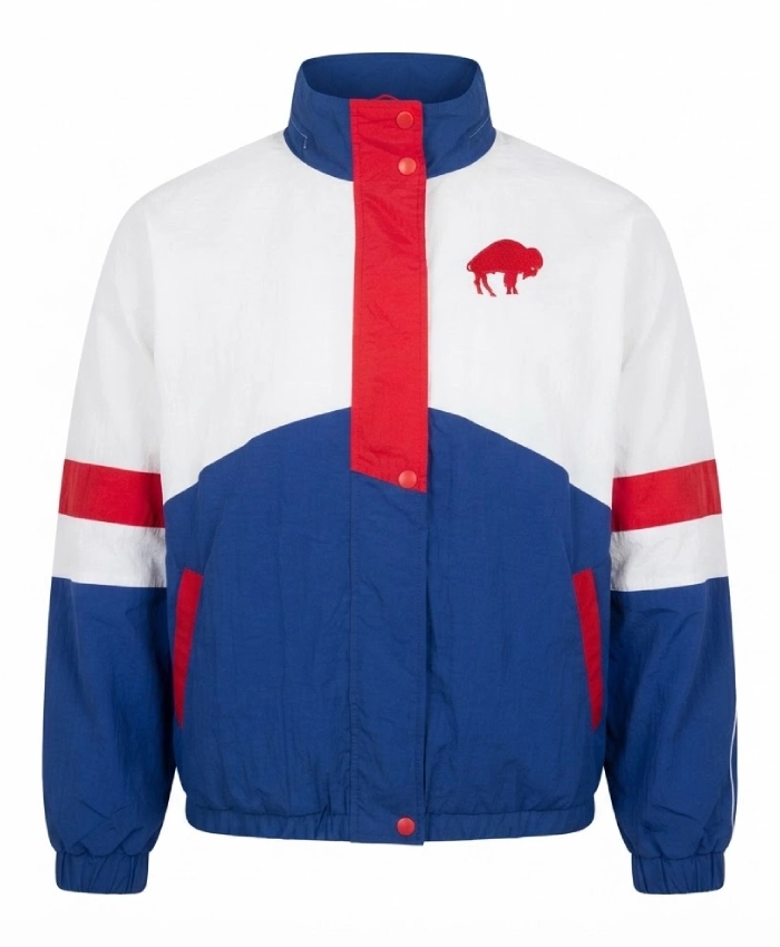 Buffalo Bills Full Zip Windbreaker Jacket For Men and Women Sale