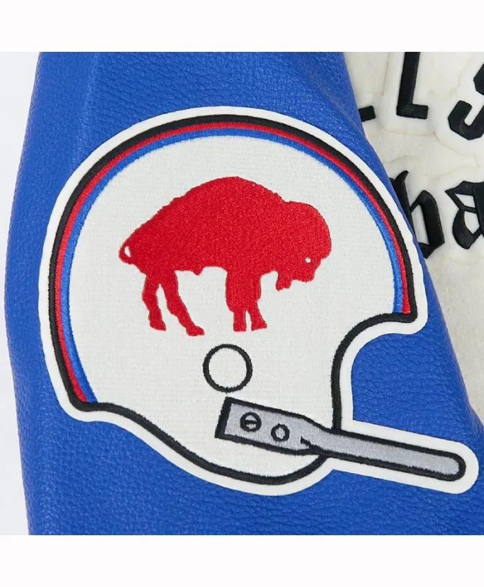Buffalo Bills Modern Originals Classic Rib Varsity Jacket