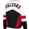Buy Atlanta Falcons Full Zip White and Black Windbreaker Jacket