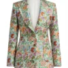 Buy Carrie Preston Elsbeth Season 01 Elsbeth Tascioni Floral Print Jacquard Blazer