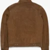 Buy Motone Roughneck Reverse Brown Suede Trucker Jacket On Sale