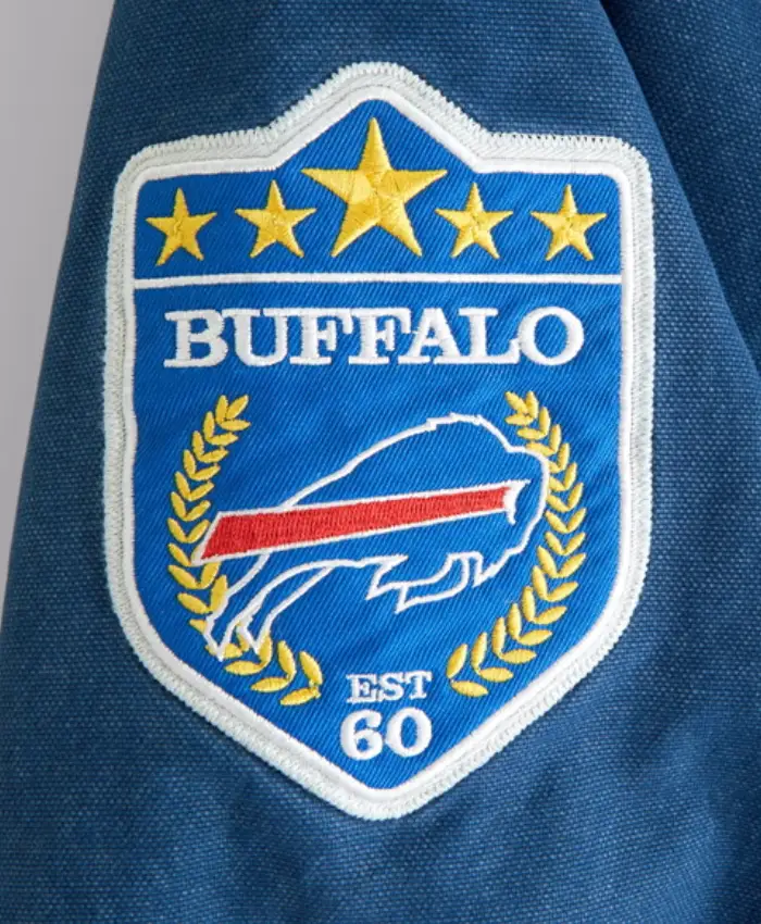 Buy Now Abercrombie x NFL Hooded Blue Jacket For Men and Women