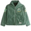 Buy Now Abercrombie x NFL Hooded Green Bomber Jacket For Men and Women 