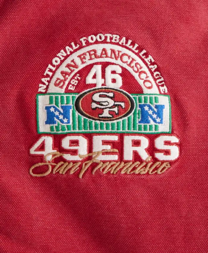 Buy Now Abercrombie x NFL Red Bomber Jacket For Men and Women