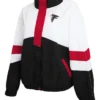 Buy Now Atlanta Falcons Full Zip White and Black Jacket
