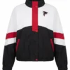 Buy Now Atlanta Falcons Full Zip White and Black Windbreaker Jacket