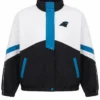 Buy Now Carolina Panthers Full Zip White and Black Windbreaker Jacket
