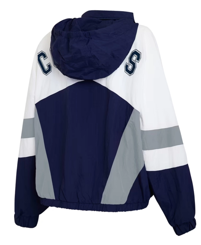 Buy Now Dallas Cowboys Full Zip Navy Windbreaker Jacket