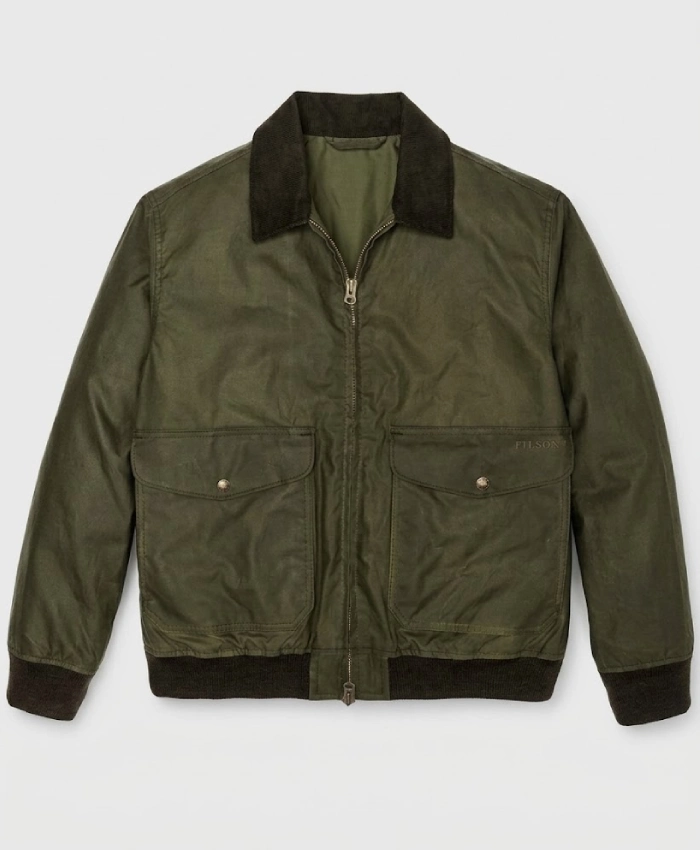 Buy Now Filson Cover Cloth Zip Up Brown Green Jacket For Men and Women