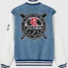 Buy Now Jackie Robinson Denim Varsity Jacket