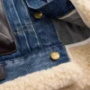 Buy Now Levis Sacai Sherpa Blue Jacket For Sale