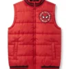Buy Ultimate Spider Man Brand New Day Red Quilted Puffer Vest for Mens