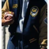 Cal Athletics x Grateful Bears Letterman Varsity Jacket
