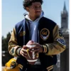 Cal Athletics x Grateful Bears Letterman Varsity Jacket For Sale