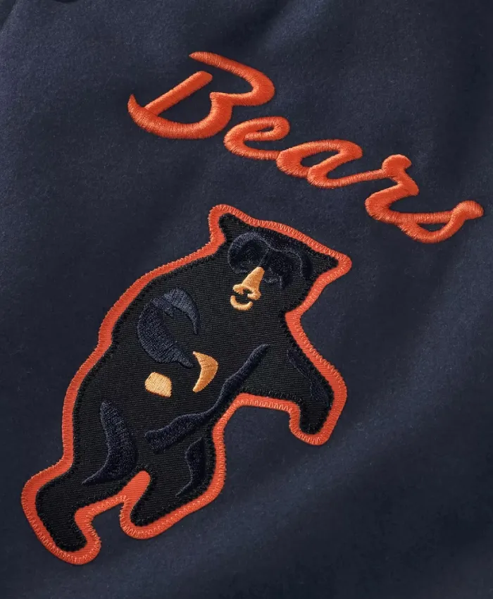 Chicago Bears Nike Navy 2026 Rivalries Full Snap Wool Jacket