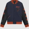 Chicago Bears Nike Navy 2026 Rivalries Full Snap Wool Varsity Jacket