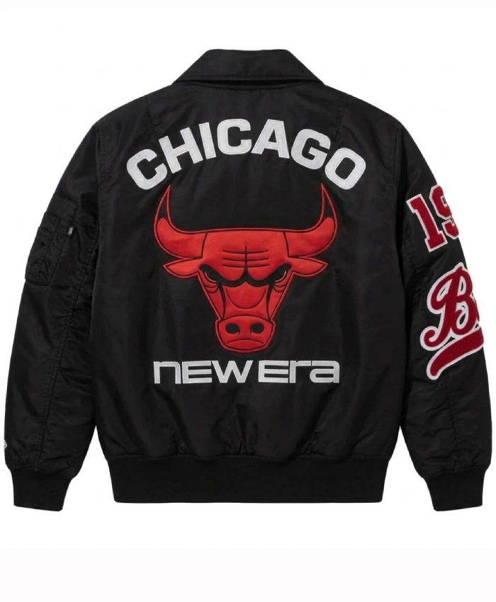 Chicago Bulls New Era x Alpha Industries MA1 Bomber Jacket