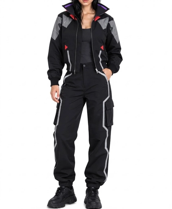 Cyberpunk Edgerunners Talia Yang Black Track Suit For Sale 