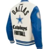 Dallas Cowboys Modern Originals Classic Rib Wool Varsity Jacket
