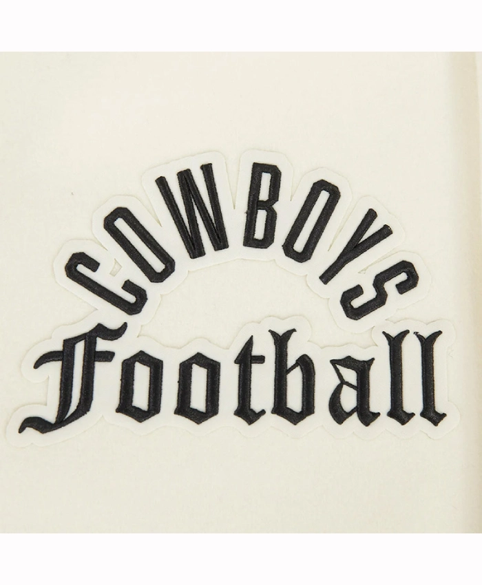 Dallas Cowboys Modern Originals Classic Rib Wool Varsity Jacket Sale