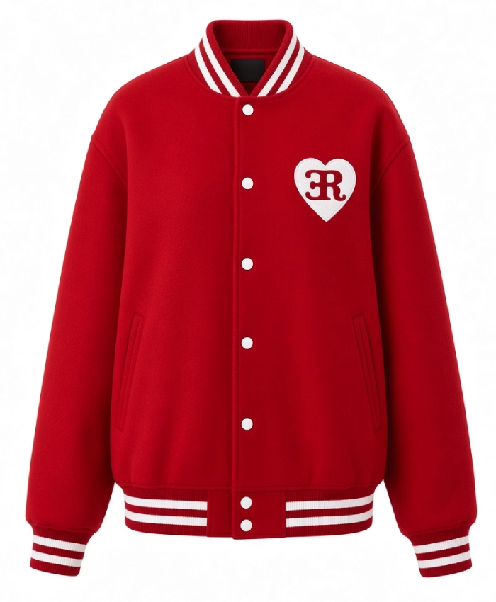 ER × VERDY Stadium Red Wool Jacket