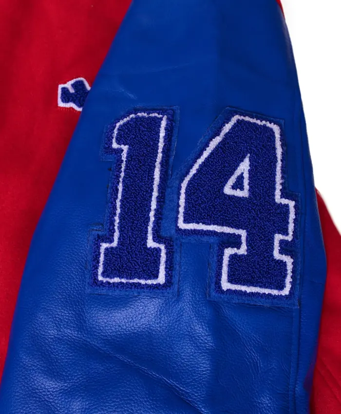 Effperfection Survival Full Snap Wool Leather Varsity Jacket Sale