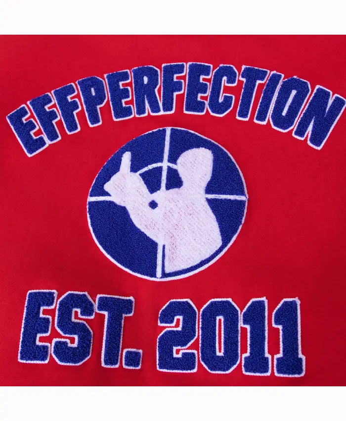 Effperfection Survival Wool Leather Varsity Jacket