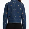 Ella Stiller Cupertino 2026 Christy Palladino Blue Embellished Denim Jacket