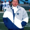 Football Team Dallas Cowboys Coach Jimmy Johnson Sideline Jacket