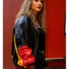 Get Arrowhead Stadium Chiefs vs Buccaneers Game Taylor Swift Chiefs Leather Jacket