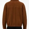Get Coach Heritage C Brown Suede Bomber Jacket Sale