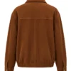 Get Coach Heritage C Brown Suede Jacket On Sale