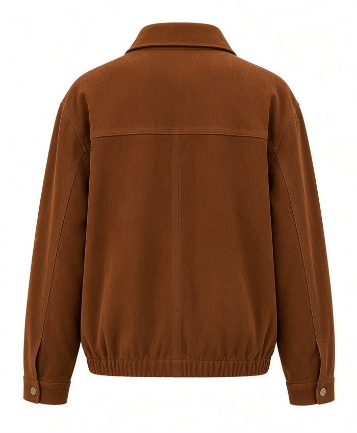 Get Coach Heritage C Brown Suede Jacket On Sale