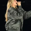 Grand Place Brussels Concert Angele Oversized Bomber Jacket