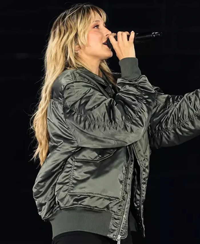 Grand Place Brussels Concert Angele Oversized Bomber Jacket