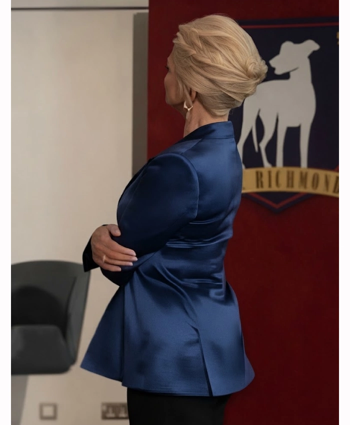 Hannah Waddingham TV Series Ted Lasso Season 4 Rebecca Welton Silk Blazer