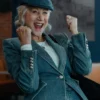 Helen Mirren MobLand TV Series S02 Maeve Harrigan Blue Denim Blazer