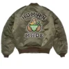 Human Made x Pokemon Made 30th Anniversary Padded Blouson Green Bomber Jacket
