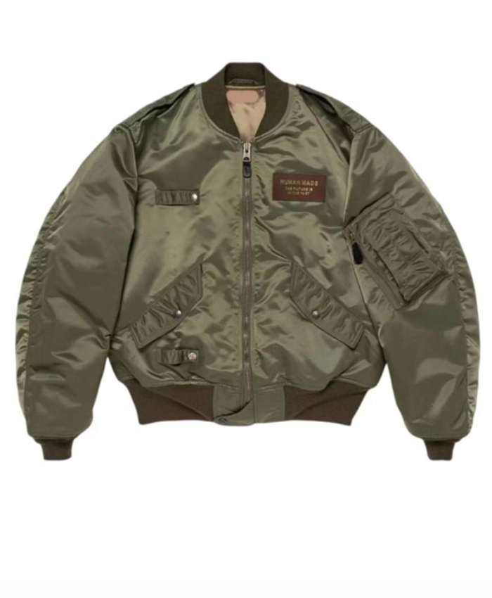 Human Made x Pokemon Made 30th Anniversary Padded Blouson Green Jacket