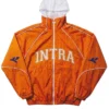 Intra 2026 New York Knicks Full Zip Orange Hooded Jacket