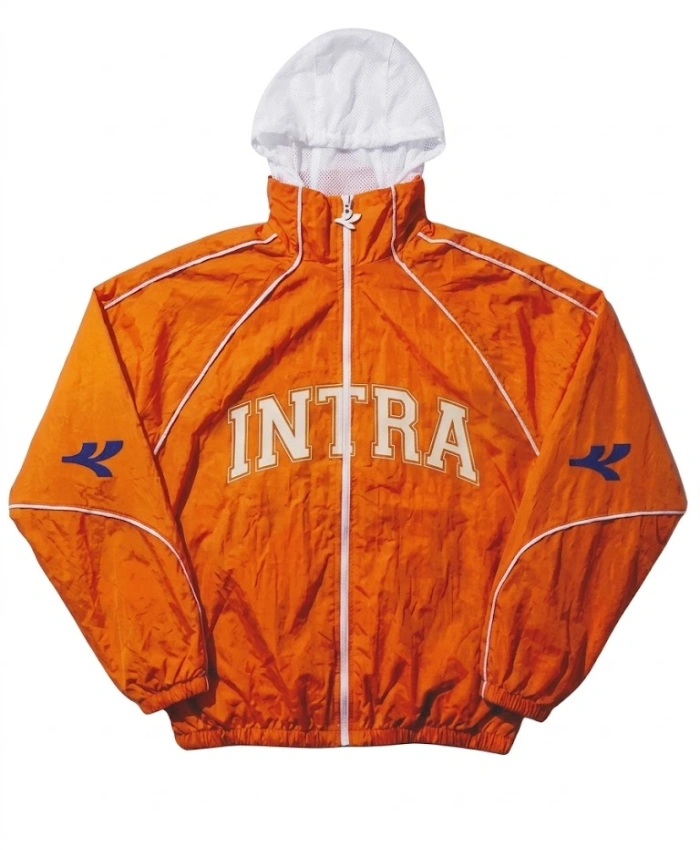 Intra 2026 New York Knicks Full Zip Orange Hooded Jacket
