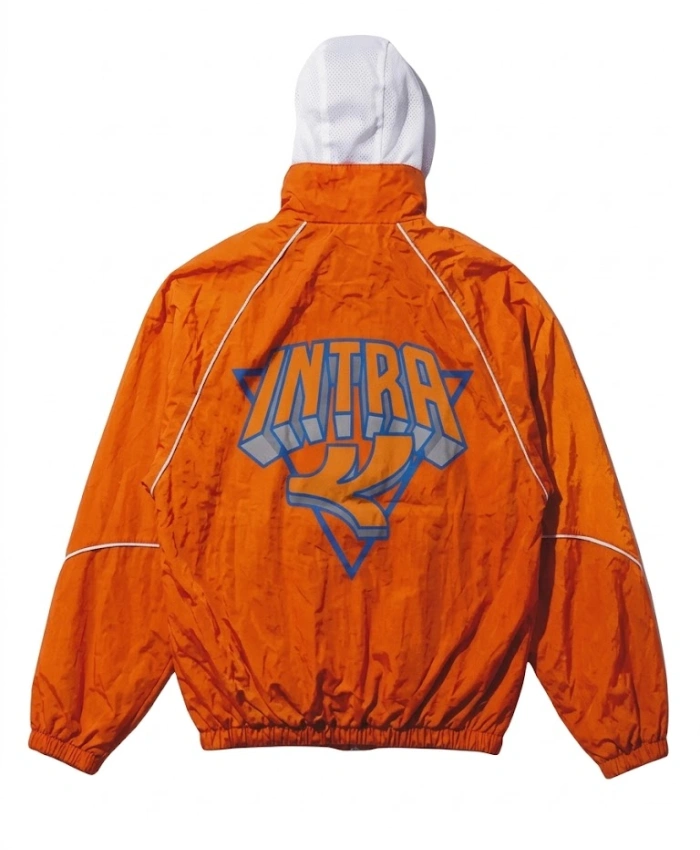 Intra 2026 New York Knicks Full Zip Orange Jacket