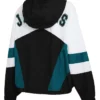 Jacksonville Jaguars Full Zip White and Black Windbreaker Jacket Sale