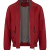 James Dean Red Cotton Bomber Jacket