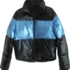 Jenna Lamia TV Series Resident Alien Judy Cooper Black and Blue Quilted Puffer Jacket